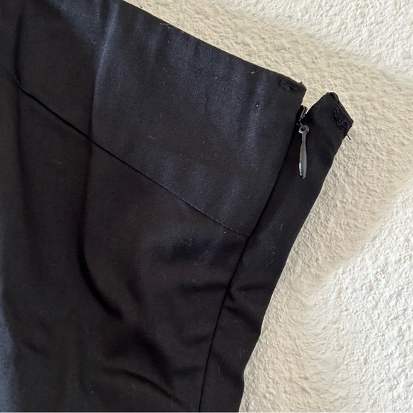 Signe Organic Cotton Straight Neckline Fitted 90’s Vibe Midi Dress Sz Large - Picture 6 of 11